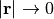 |\mathbf{r}|\to 0